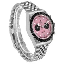 Tudor Black Bay Chronograph Steel Pink Dial 79360 Box Card 3