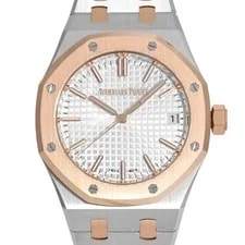 Audemars Piguet Royal Oak 15550SR.OO.1356SR.02 Pink Gold Stainless Steel #YKW069 2