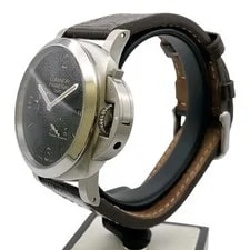 Panerai Luminor1950 3 GMT PAM01321 44mm Stainless Steel Black Dial OKW1102 2