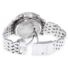 Breitling Navitimer Montbrillant Olympus A19350 42mm SS Silver Dial #C069 4