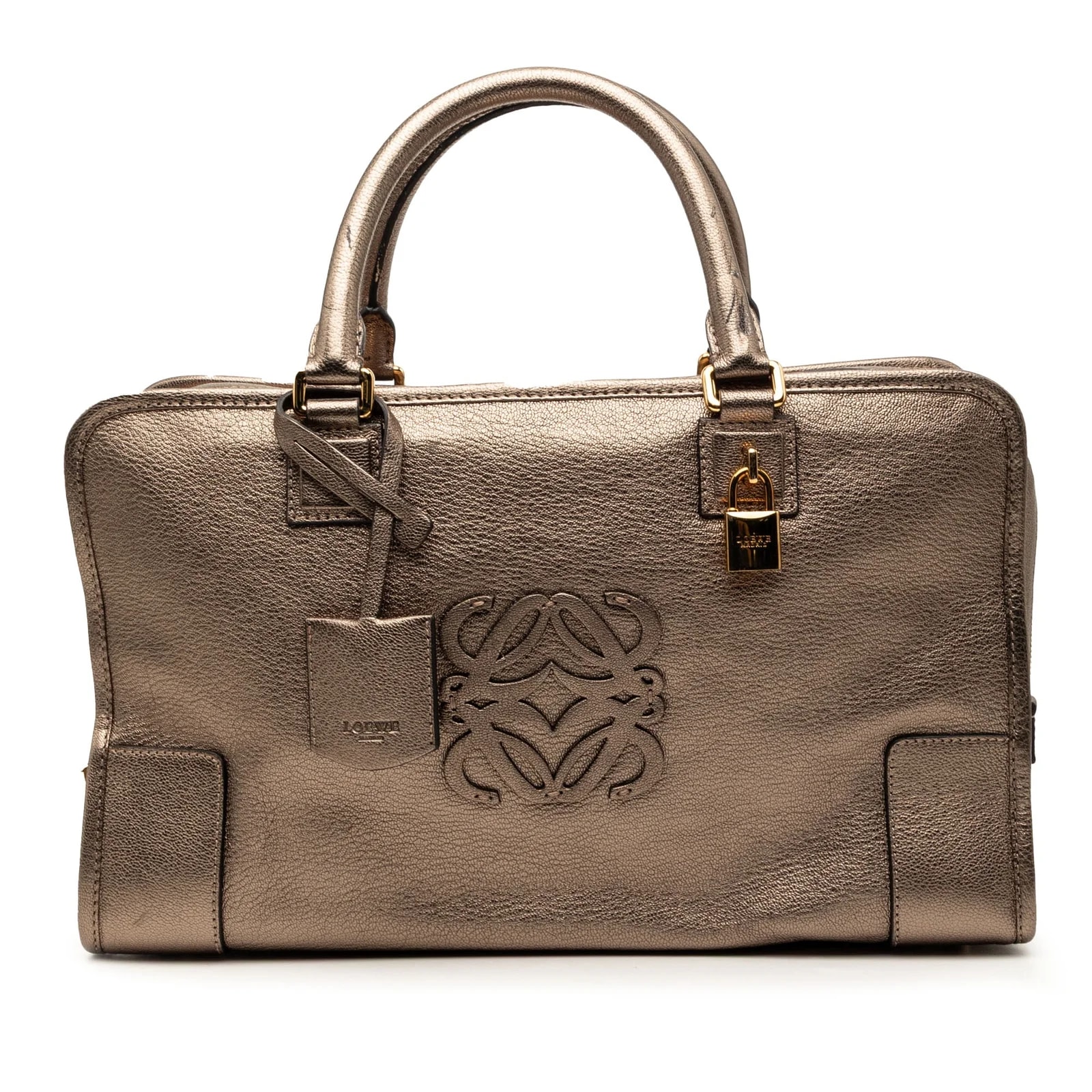 Loewe — Metallic Amazona 36 — Handbag — resale
