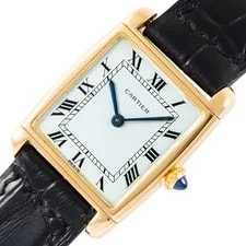 Cartier Watches Tank Reverso LM 1970s Jaeger-LeCoultre Movement 2582 18K YG 3