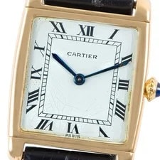 Cartier Watches Tank Reverso LM 1970s Jaeger-LeCoultre Movement 2582 18K YG 4