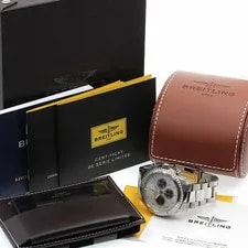 Breitling Navitimer 8 B01 AB0117 Automatic 43mm Box Papers Silver Chronograph 2