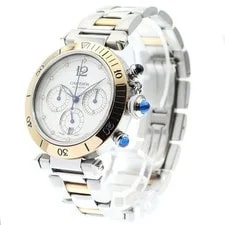 Cartier — Cartier Pasha DE W31036T6 38mm SS Silver #C2716 — Watch — resale