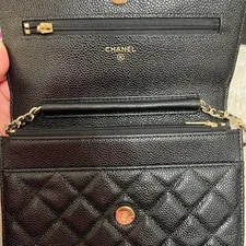 Chanel Quilted WOC Wallet on Chain Flap Crossbody 3