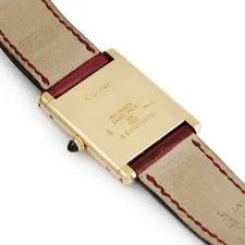 Cartier Tank WT200006 Diamond 32mm Silver Dial Mechanical (Manual) 2000 #HDW745 2