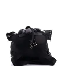 Prada Vela Double Front Pocket Backpack With Medium 4