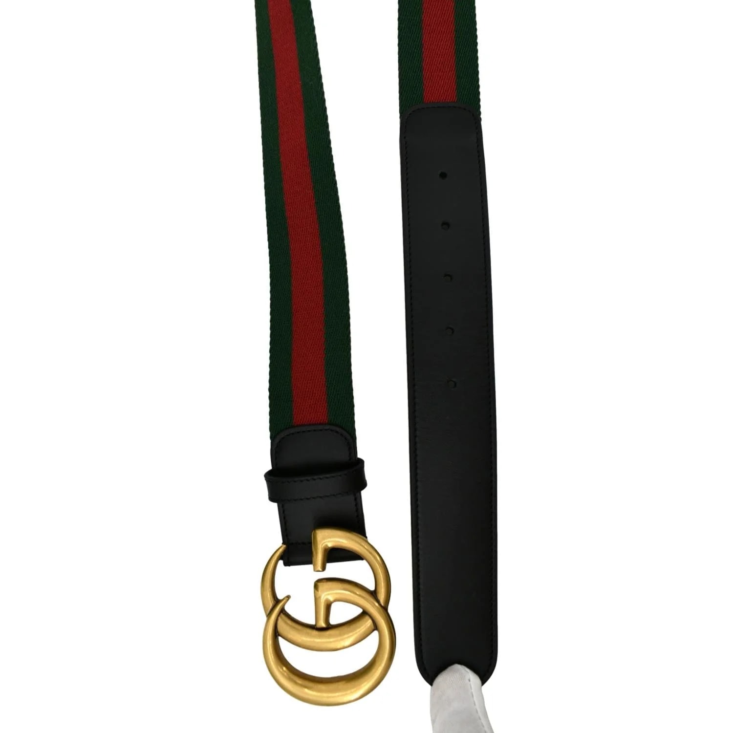 Gucci Interlocking G Buckle Web Belt 404916 3