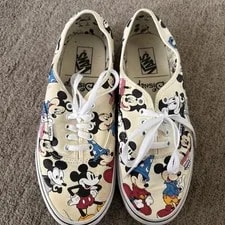 Disney Vans /W Box Mickey's Birthday 90th Anniversary US 10 Shoes 4
