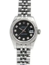 Rolex — Rolex Datejust 10P Diamond 179174G 26mm White Dial Stainless Steel Box #T084 — Watch — resale