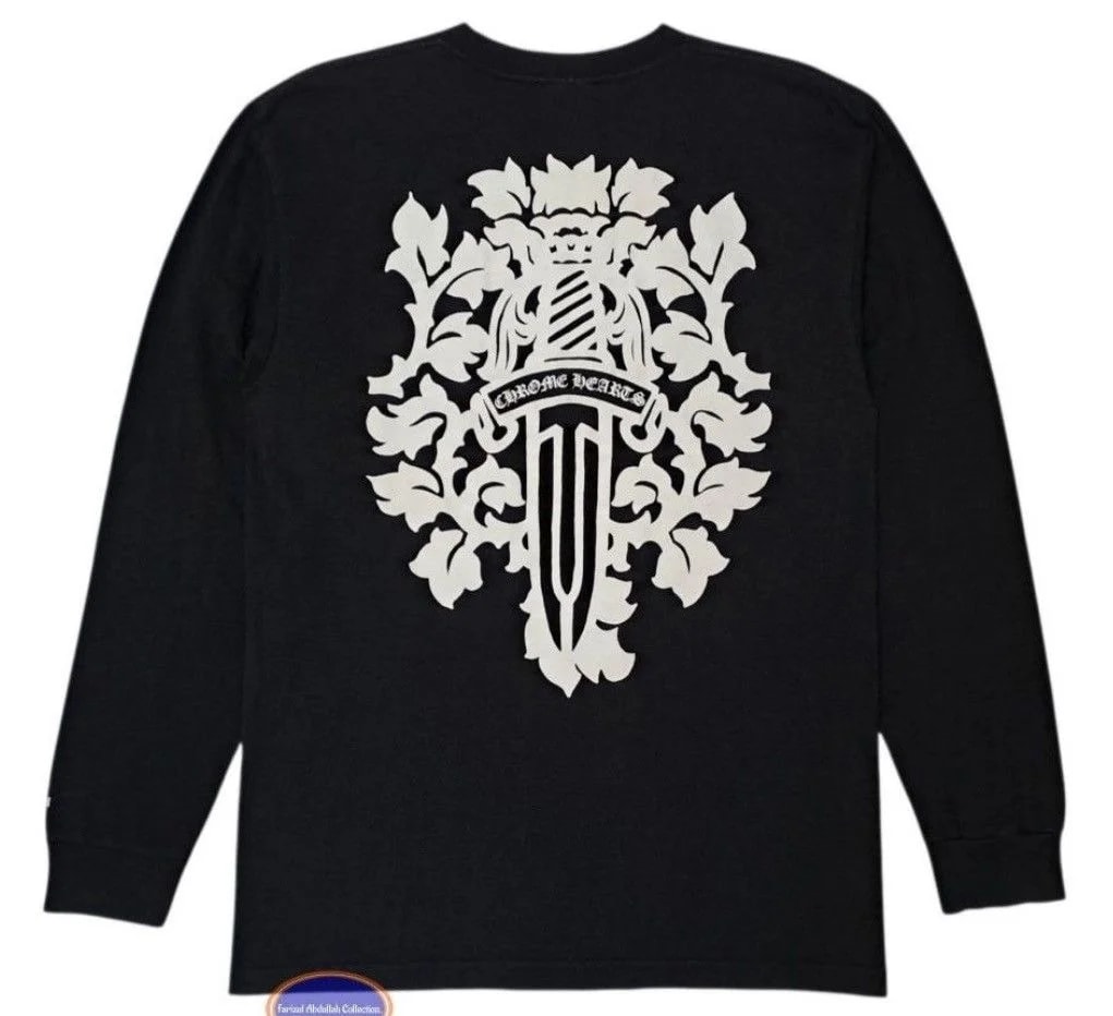 Vintage Chrome Hearts Dagger Long Sleeve TEE — streetwear — deal