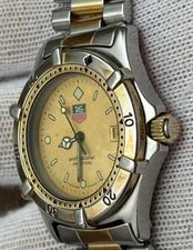 TAG Heuer 2000 Series 964.013 Professional Quartz Gold & Steel From Japan 3