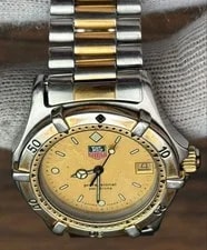 TAG Heuer 2000 Series 964.013 Professional Quartz Gold & Steel From Japan 4