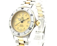 [EXC+5] TAG Heuer 2000 974.008 27mm Gold Dial Date Quartz From Japan 2