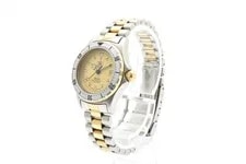 [EXC+5] TAG Heuer 2000 974.008 27mm Gold Dial Date Quartz From Japan 3