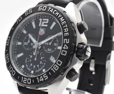 【N w/BOX】TAG Heuer Formula 1 Chronograph CAZ1110 Black Dial Qz 4