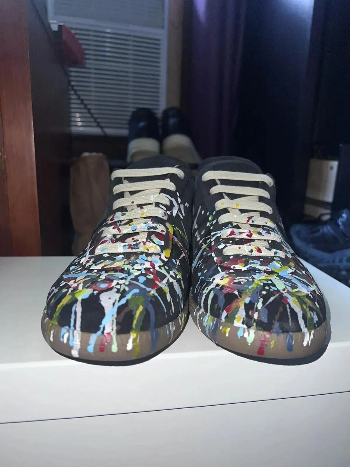 Maison Margiela — Maison Margiela Paint Splatter Replica GAT — Sneaker — resale