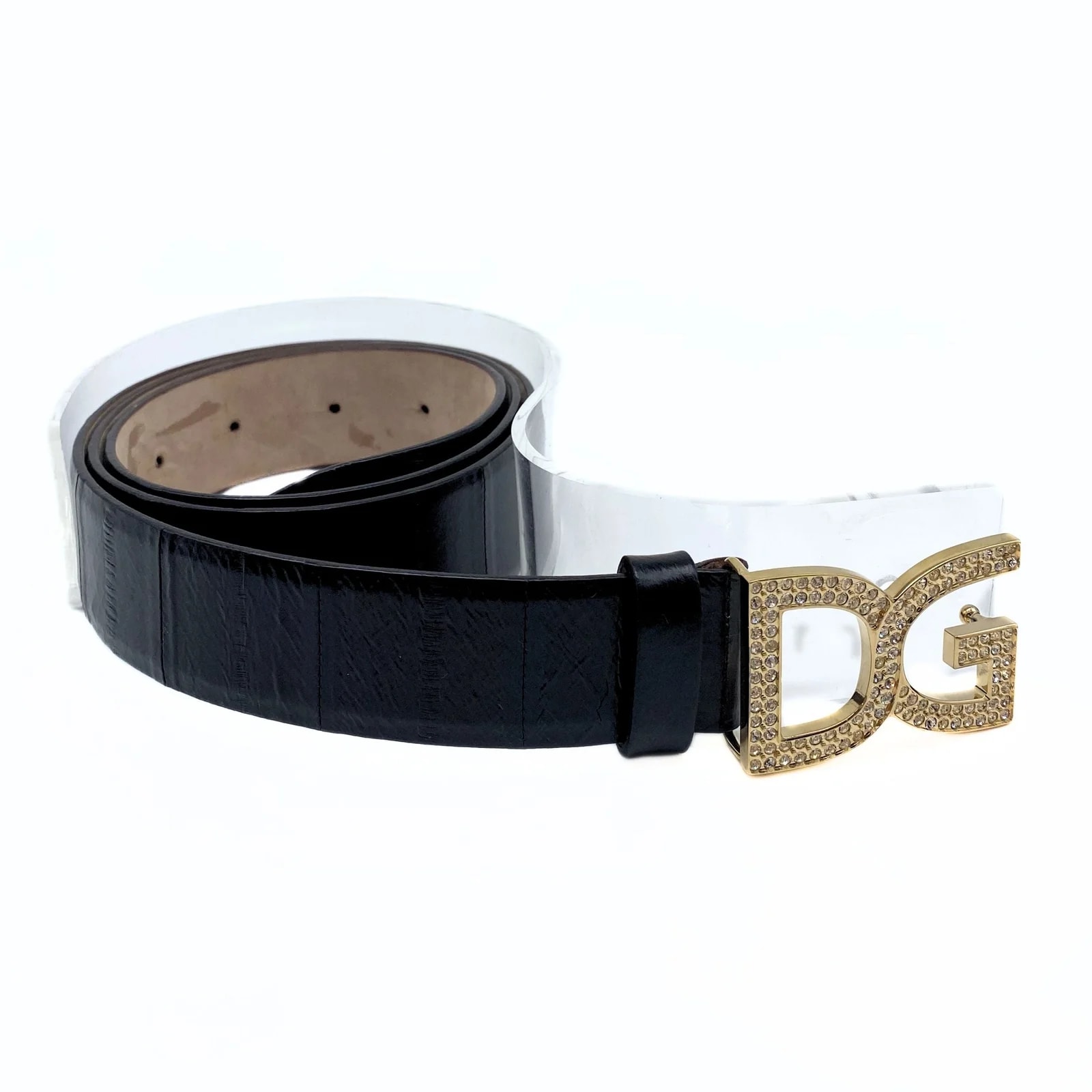 Dolce & Gabbana — Dolce and Gabbana Crystals Buckle Belt — Accessory — resale
