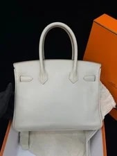 Auth Hermès Birkin 30 Milk Top Handle 4