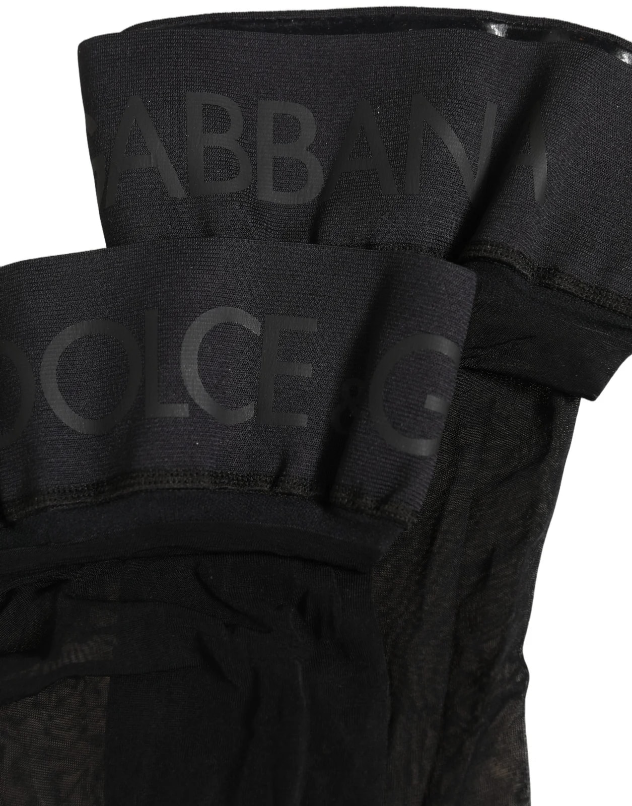 Dolce & Gabbana — Dolce & Gabbana Logo Calf Long Accessory Socks — Accessory — resale