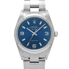 Rolex — Rolex Air-King 14000 34mm Stainless Steel Blue #WW2178 — Watch — resale