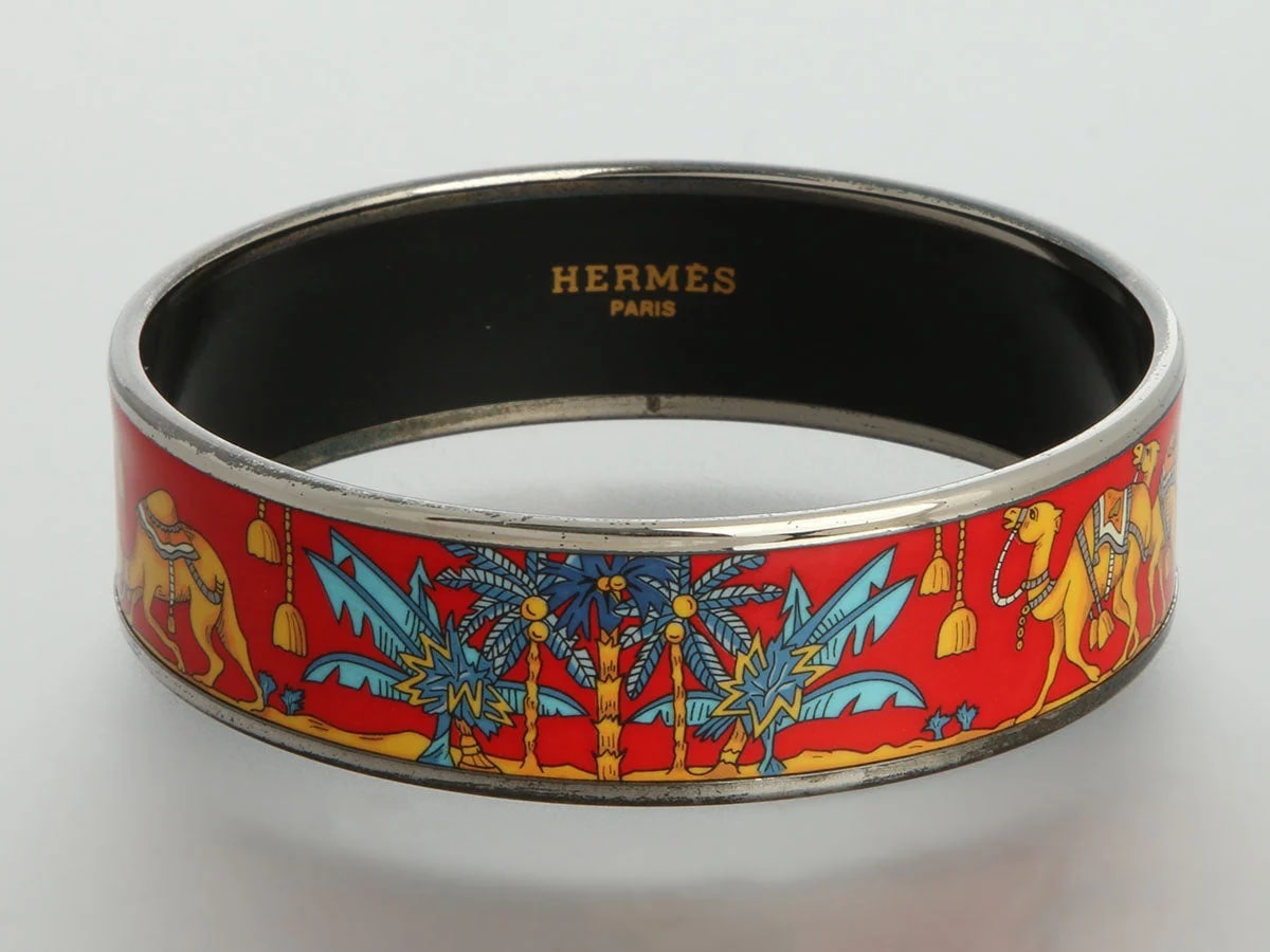 Hermès Wide Enamel Bangle 2