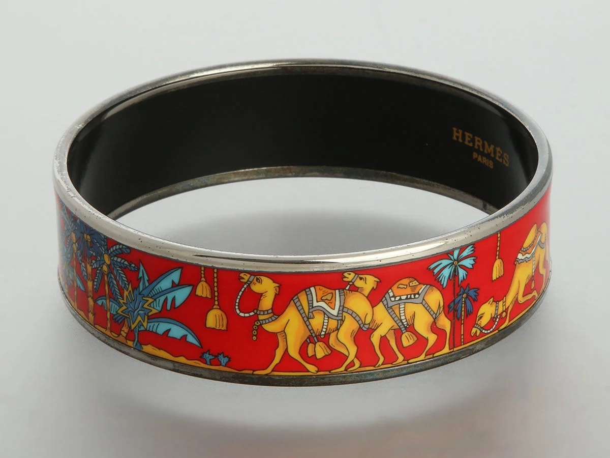 Hermès Wide Enamel Bangle 3
