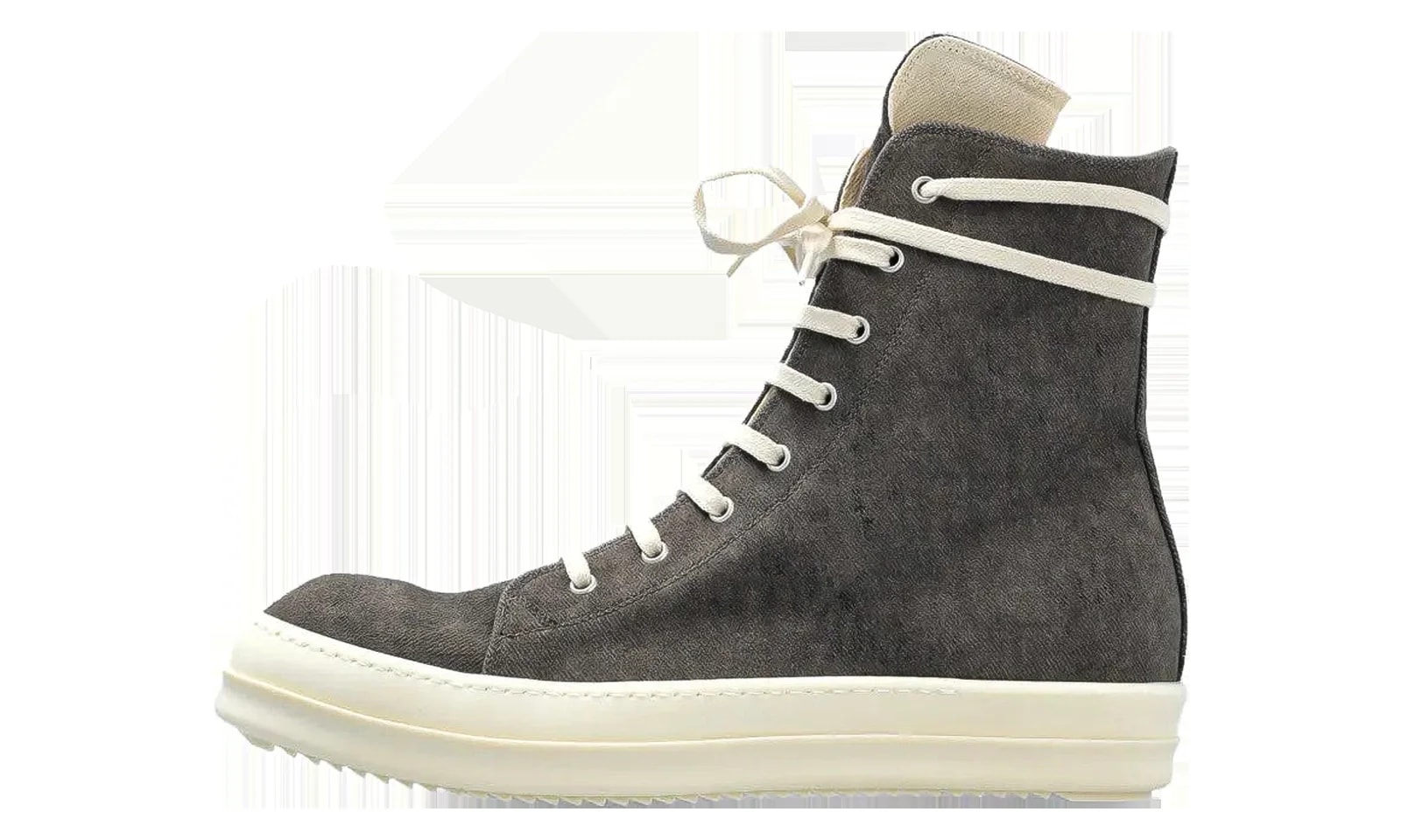Rick Owens DRKSHDW — Vegan High-Top "Dust Milk" DU02F6807 DRK 341 — Sneaker — resale