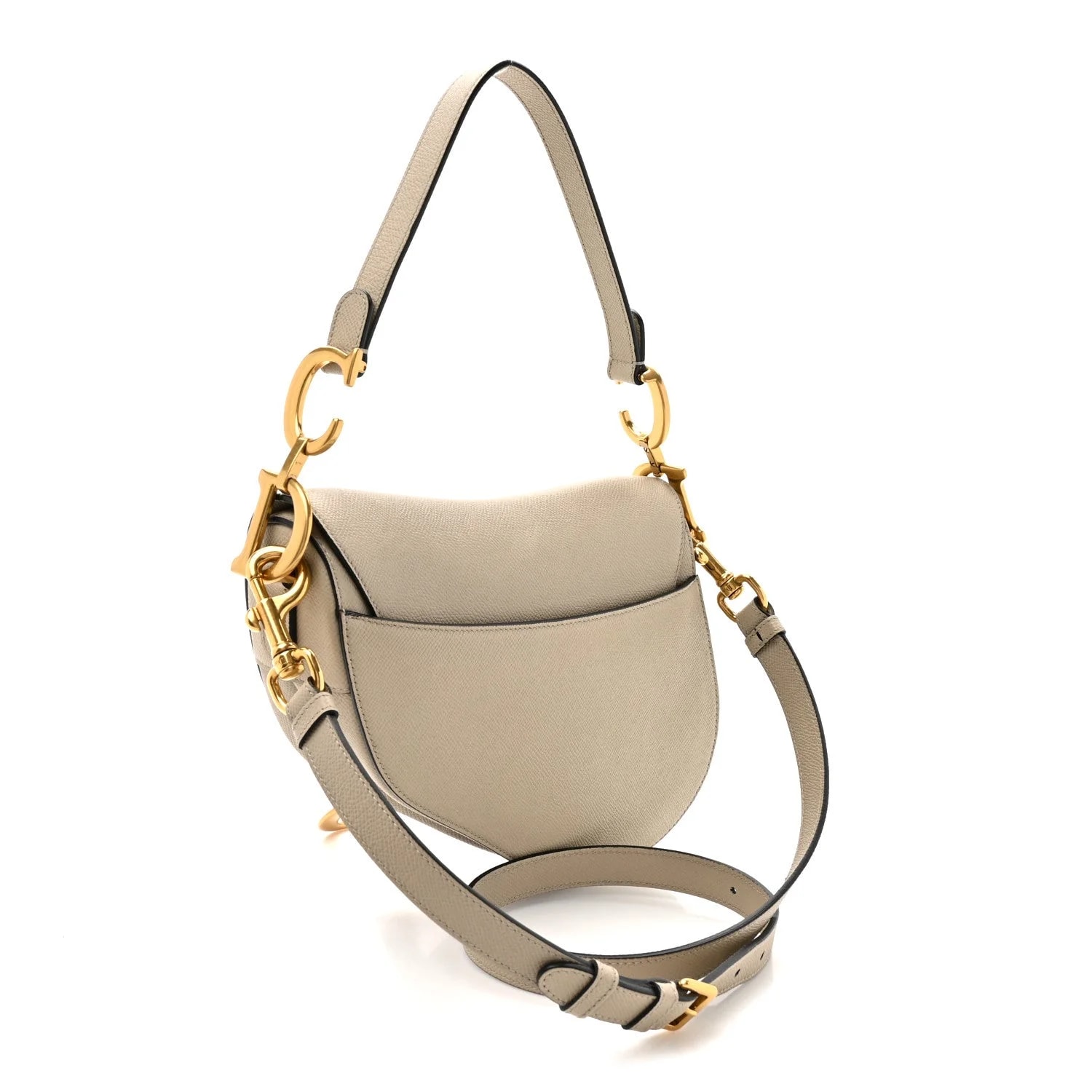 Grained Saddle With Strap Sable 3