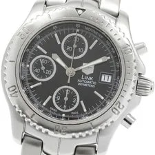 Tag Heuer — TAG Heuer CT2111 Link Chronograph Date Automatic S 935541 From Japan — Watch — resale