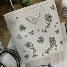 Prada Flower Bijou Pannier Small Crossbody 3