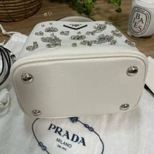 Prada Flower Bijou Pannier Small Crossbody 4