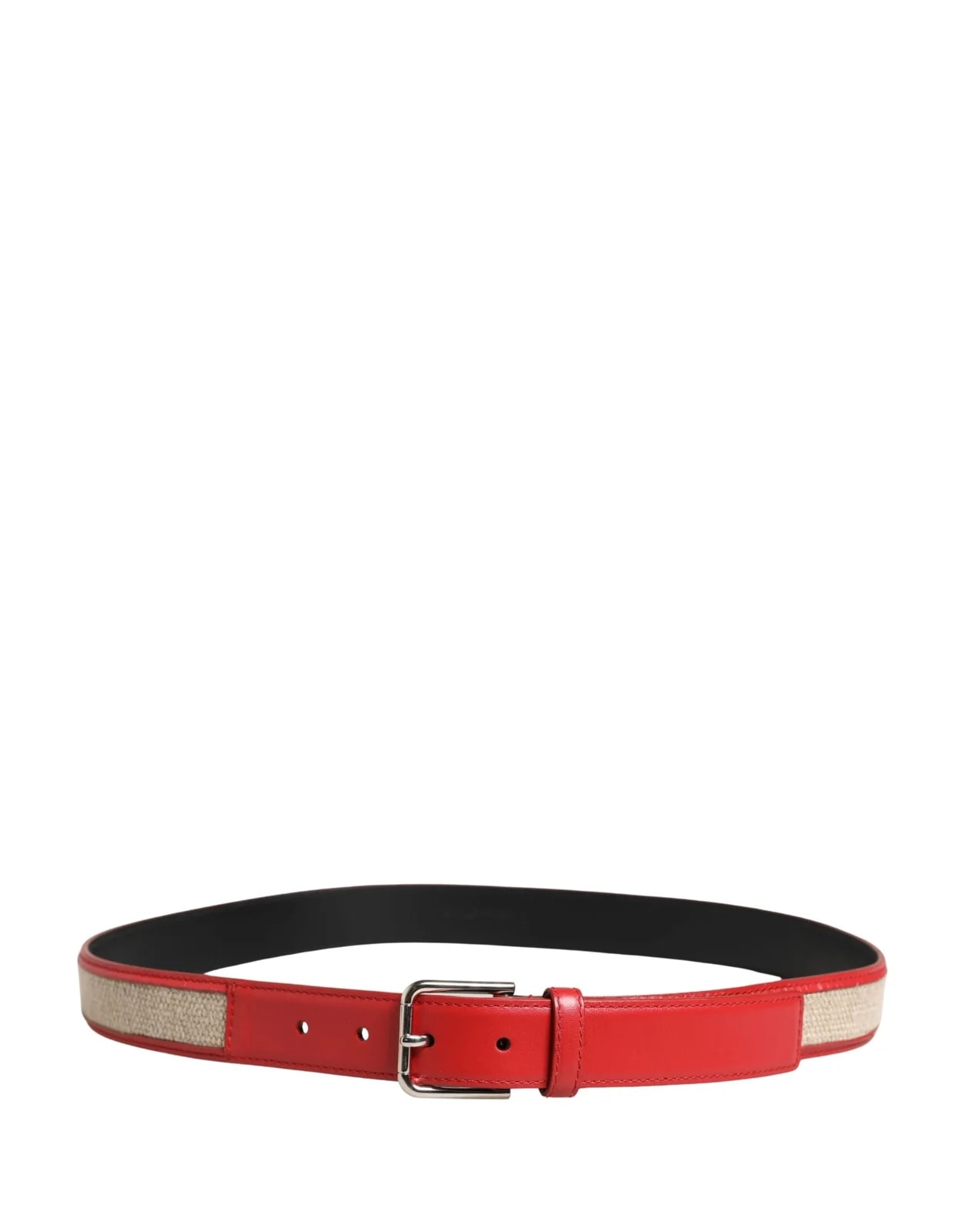 Dolce & Gabbana Woven Metal Buckle Belt 2