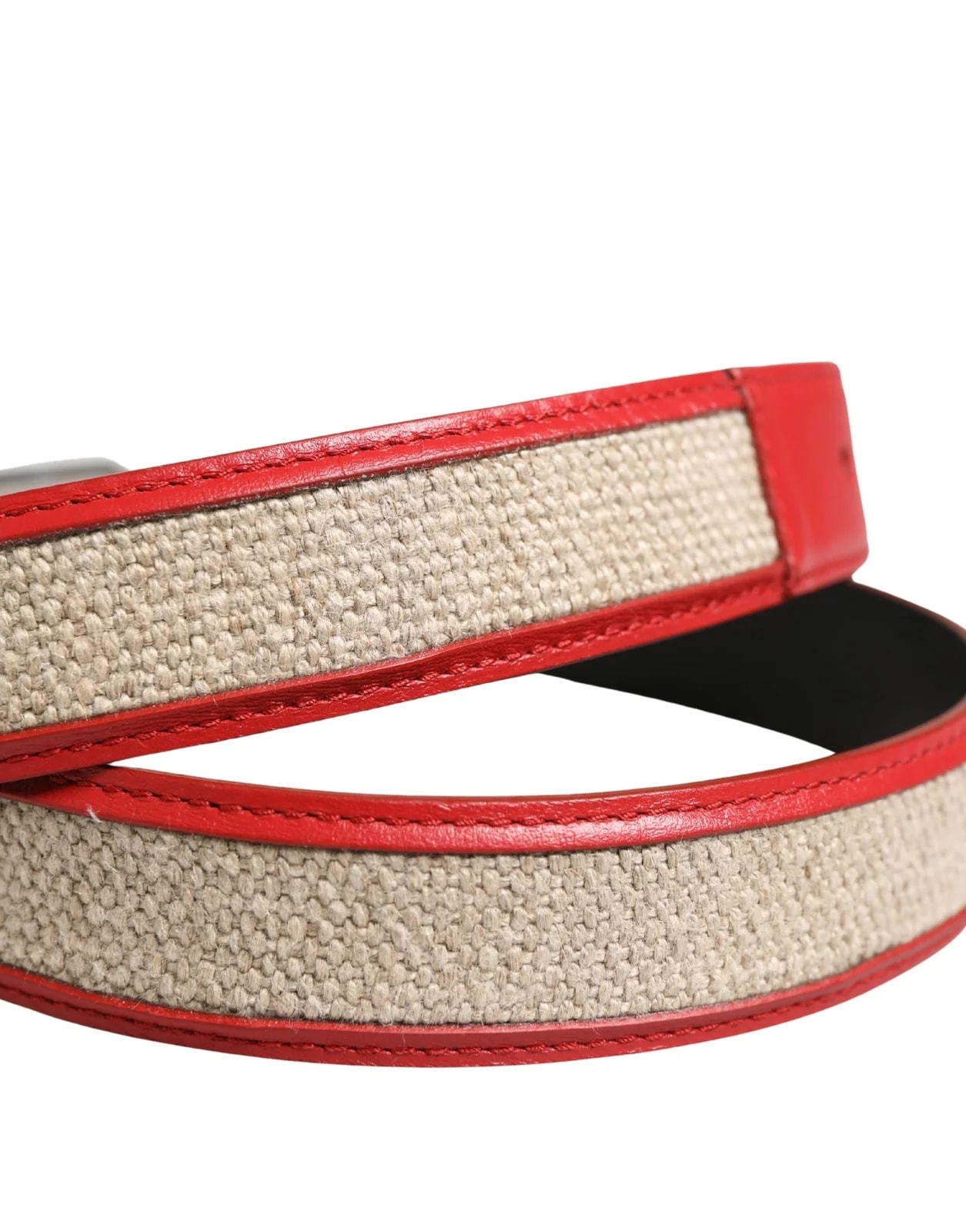 Dolce & Gabbana Woven Metal Buckle Belt 4