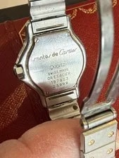 Cartier Santos de Octagon 187903 With Incredible Tropical Dial 4