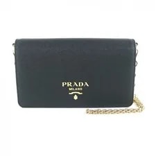 Prada — Prada 1BP053 Mini With Triangle Chain — Handbag — resale