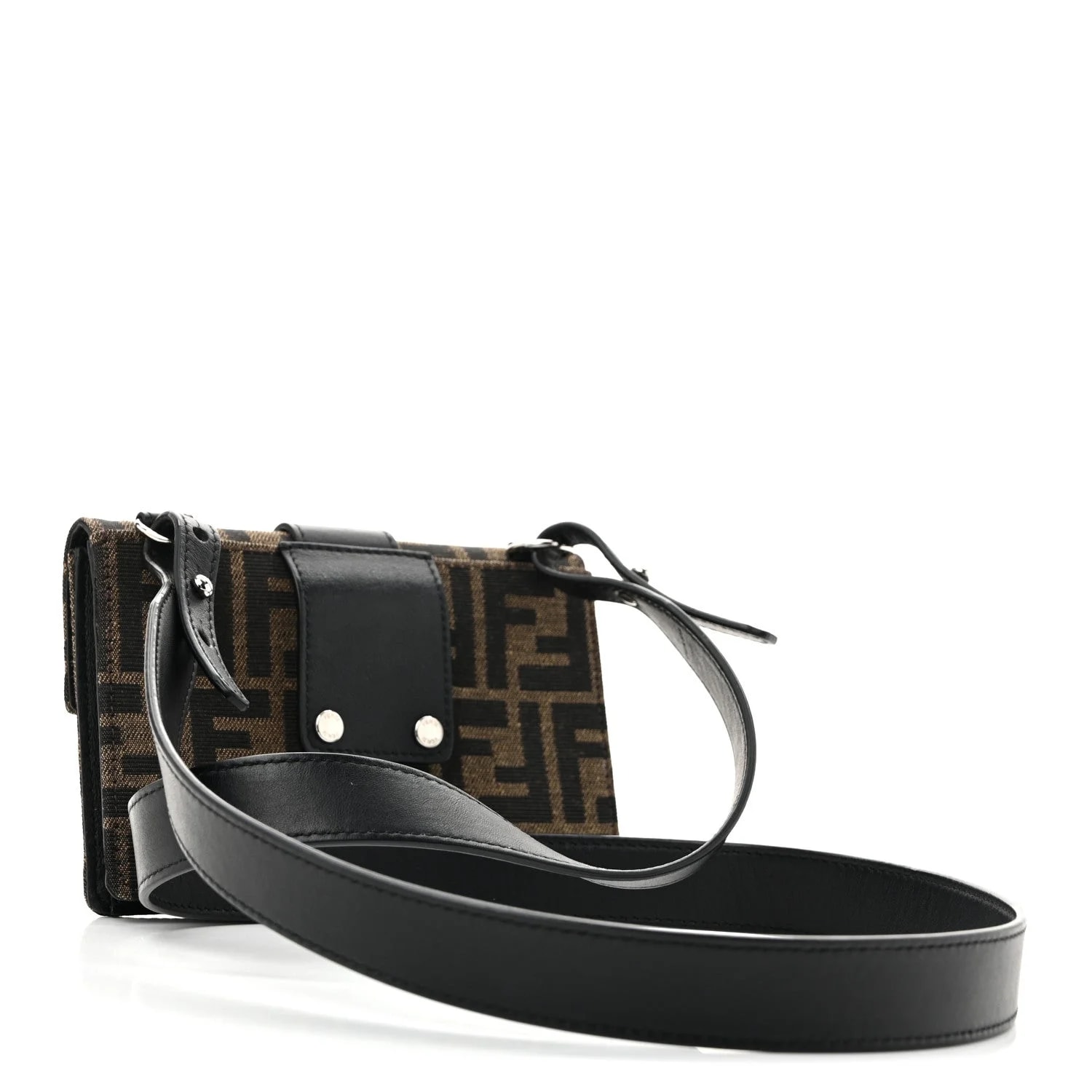 Recycled Fabric Vitello Grace 1974 Baguette Belt Moro 3