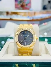 Audemars Piguet Royal Oak Jumbo “Ultra Thin” 5402 BA Full Yellow Gold Grey 2