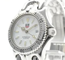 Tag Heuer — TAG Heuer Pro 200m S90.815 White Dial Silver Japan — Watch — resale