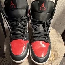 Jordan Air 1 Mid Top ’S Basketball Lace-Up 4