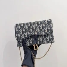 Dior — Authentic Dior Saddle Chain Crossbody eBay AG — Handbag — resale