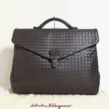Bottega Veneta — 82B166 Bottega Veneta Business Dark — Handbag — resale