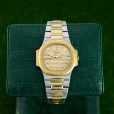 Patek Philippe Nautilus - 3800 - 37.5mm Stainless Steel & Yellow Gold 2
