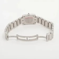 Cartier Tank Francaise SM W51028Q3 SS QZ Pink MOP Dial 4