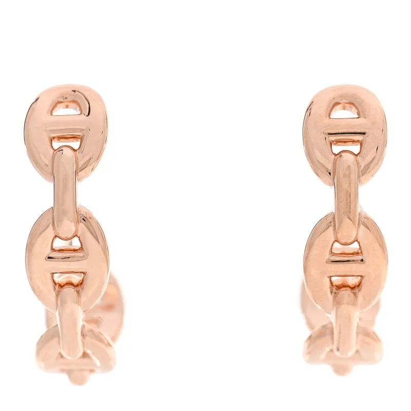 Hermès — 18K Rose Gold Chaine d'Ancre Enchainee — Jewelry — resale