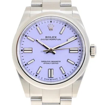 Rolex — Oyster Perpetual Automatic Chronometer Purple Dial 134300-0012 — Watch — resale