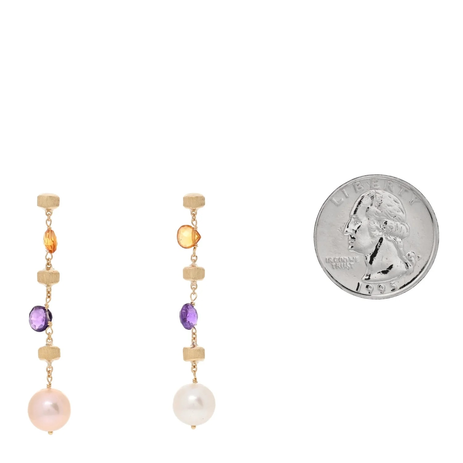 18K Yellow Gold Cultured Paradise Drop 2