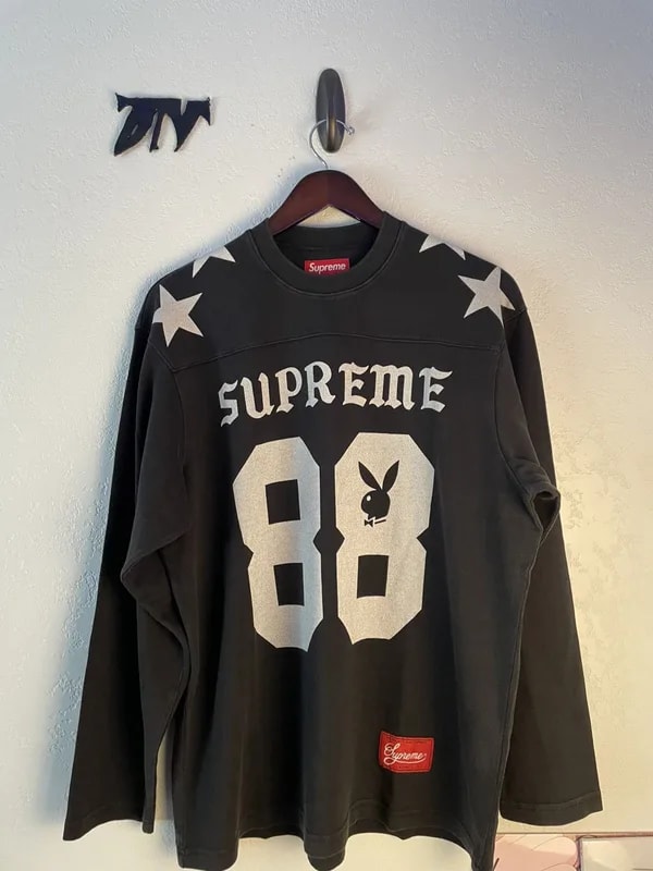 Supreme — Supreme Playboy L/S Football Top ( ) (M) — streetwear — resale