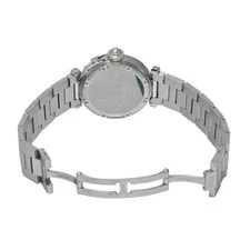 Cartier Pasha C W31043M7 ( 2324) 35mm Stainless Steel Black #WW2889 4